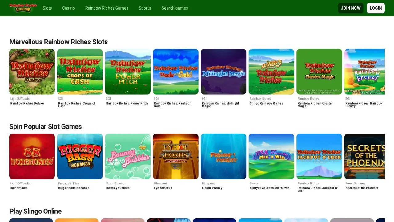 Rainbow Riches Casino